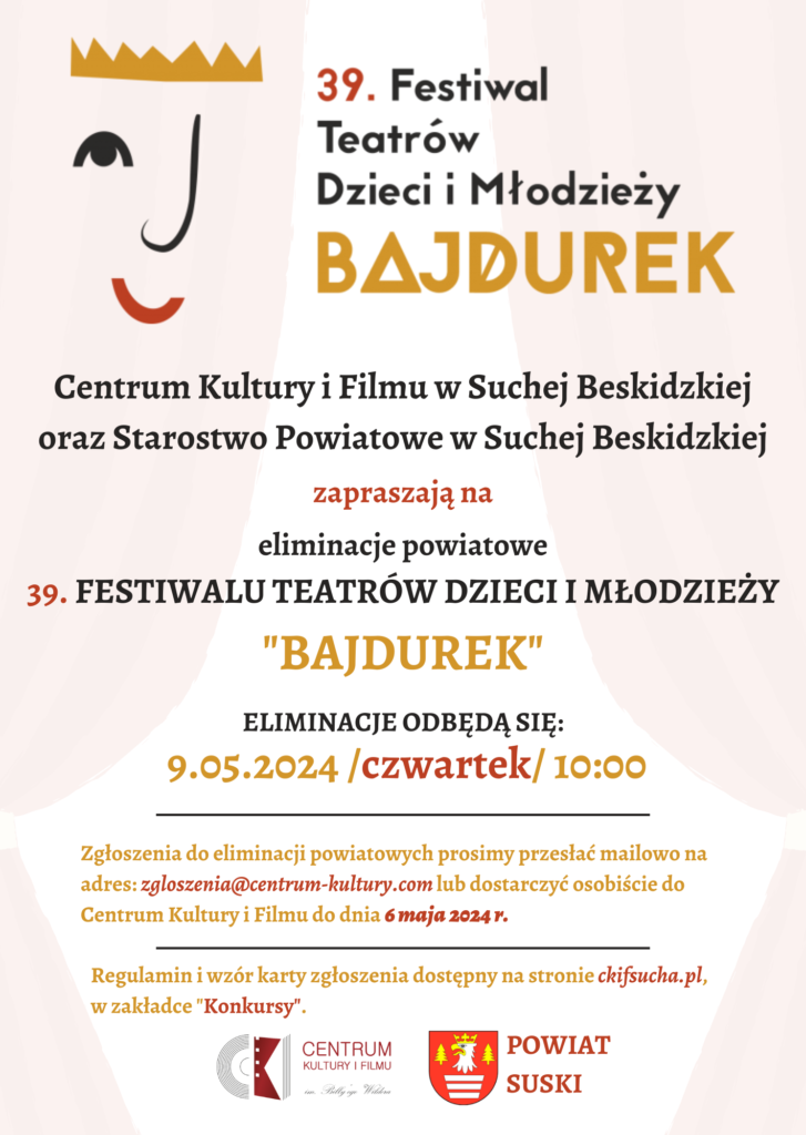 39. Festiwal Teatrw Dzieci i Modziey BAJDUREK